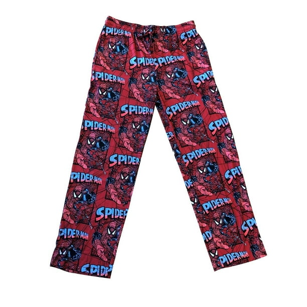 Marvel SpiderMan  Slinger 90's All Over Men's Lounge Sleep Pants