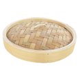 thumbnail image 2 of Cesta de vapor de bambú Canasta De De Bambú Bandeja De izador De Bollos De Verduras De Carne De De Clásica - 6.5 pulgadas Magideal Cesta de vapor de bambú, 2 of 7