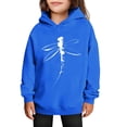 thumbnail image 1 of Sudaderas con capucha para niños y niñas, sudaderas casuales de manga larga, lindas sudaderas de gran tamaño con bolsillo de polar, chaquetas para niñas, 1 of 4