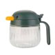 thumbnail image 3 of Botella de condimento Lata de almacenamiento de cocina | Vidrio resistente al calor con tapa abatible automática | Mango para verter fácilmente | Boquilla antigoteo | Libre de BPA | Paquete, 3 of 7