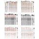thumbnail image 1 of Juego de 12 brochas de maquillaje, herramientas de maquillaje portátiles, juego completo de brochas para sombras de ojos, diseño de bolsa OPP, buen material, juego de viaje compacto, 1 of 4