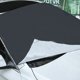 thumbnail image 4 of Parasol con imán para coche, protector solar para parabrisas de vehículo, cubierta de tela recubierta de plata de fábrica de nieve, a prueba de heladas, protección de privacidad, protección, 4 of 5