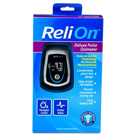 ReliOn Deluxe Pulse Oximeter