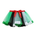 thumbnail image 5 of Spazoro Toddler Girls Tutu Dance Skirts, Bow Knot Rainbow Leisure Mesh Princess Skirts for Child Girls Green Size 9-11 T, 5 of 6