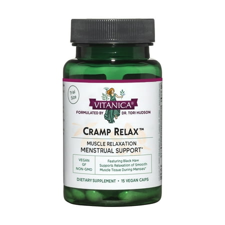 Vitanica Cramp Relax, Menstrual Support, Vegan, 15 Capsules