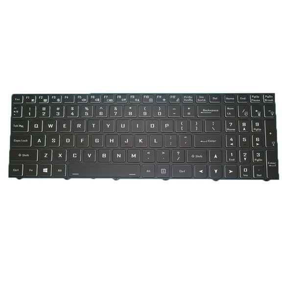 Laptop Keyboard For system76 Gazelle (gaze14) English US Black With Frame Without Backlit New