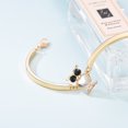 thumbnail image 4 of Joyería de la pulsera de cadena ajustable del patrón del búho de la personalidad del diamante artificial de la aleación de las mujeres, 4 of 5