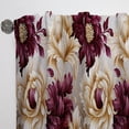 thumbnail image 5 of Designart "Flourishing Royal Victorian V" Floral Curtain Panels, 5 of 6