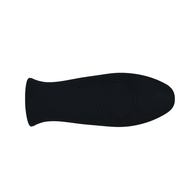 Youkk Pot Handle Cover Kitchen Silicone Case Thick Anti-scalding Protector Solid Color Heat Resistant Covers for Home Restaurant Black 1Set