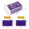 thumbnail image 4 of Organizador ProCase para Aretes con 3 Cajones Morado, 4 of 7