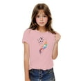 thumbnail image 2 of Fjofpr Girls Clothes under $5.00 Girls Clothes Size 7 under $5 Toddler Kids Boys Girls Print T-shirt Fashion Cute Round Neck Print Short Sleeve Top (3-10 Years), 2 of 6