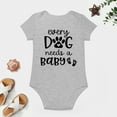 thumbnail image 4 of Every Dog Needs A Baby - Baby Clothes - Funny Newborn Bodysuit Outfits for Boys And Girls Gray-style-1 3months, 4 of 7