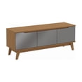 thumbnail image 2 of Mueble TV 55" Kappesberg 136cm con 3 Puertas Canela/Gris, 2 of 10