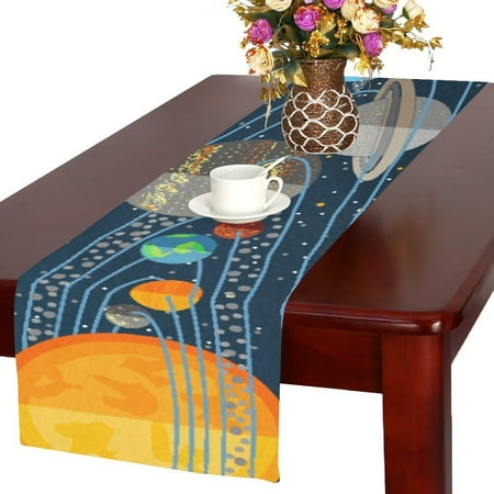 

MYPOP Solar system Table Runner 14x72 inches