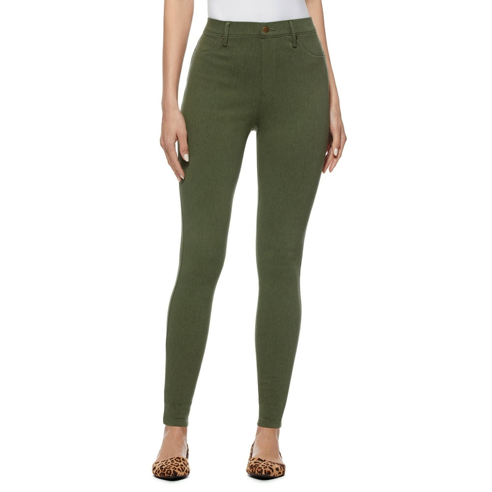time and tru high waisted jeggings