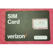 Verizon 3 in 1 Sim Card - Includes: Standard, Micro, Nano Sim Sizes for Verizon Wireless Prepaid & Postpaid