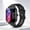 Black, variant on Large-screen unisex smartwatch with call and sports functions. Cross-system compatible for daily use and sports occasions.