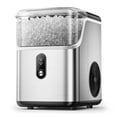 thumbnail image 4 of Simzlife Nugget Ice Maker Countertop, 35lbs/24H Portable Sonic Ice Machine with Self-Cleaning, Chewable Pellet Ice Maker for Home Kitchen Office RV, Stainless Steel, 4 of 12