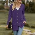 thumbnail image 5 of VISALY Long Cardigans Button Down Cardigans 2025 Fall Fashion Cardigan Soft Knit Cardigan for Women Long Sleeve Open Front Coat with Pockets Thin Cardigans Lightweight Trendy Sweaters Navy S, 5 of 6