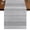 Silver, variant on Rustic Haze Blue Burlap Cotton Table Runner 13x36 Inches Short, Farmhouse Vertical Striped Art Farmhouse Table Runners, Outdoor Dining Table Decor for Baby Shower/Party/Wedding