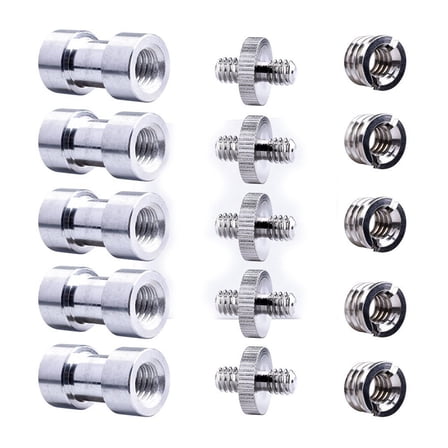 18 Pcs Camera Tripod Accessories Female Screw Adapter Photo Accessories Camera Accessories Tripod Mount Screw Adapter