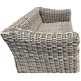 thumbnail image 3 of Pemberly Row 3-Tone Wicker Gray/Off White/Beige Loveseat - Silver Gray Cushion, 3 of 5