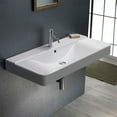 thumbnail image 2 of Nameeks Cerastyle 069600-U-One Hole Mona 39-5/8" Rectangular Ceramic Drop In/Wall Mounted, 2 of 2