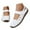 White, variant on Mostsola Womens Sandals Mary Jane Flats Closed Toe Comfortable Walking Shoes Hollow Out Beach Shoes