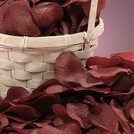 Bulls Silk - Wine Burgundy Bulk 400 pcs Silk Flower Rose Petals