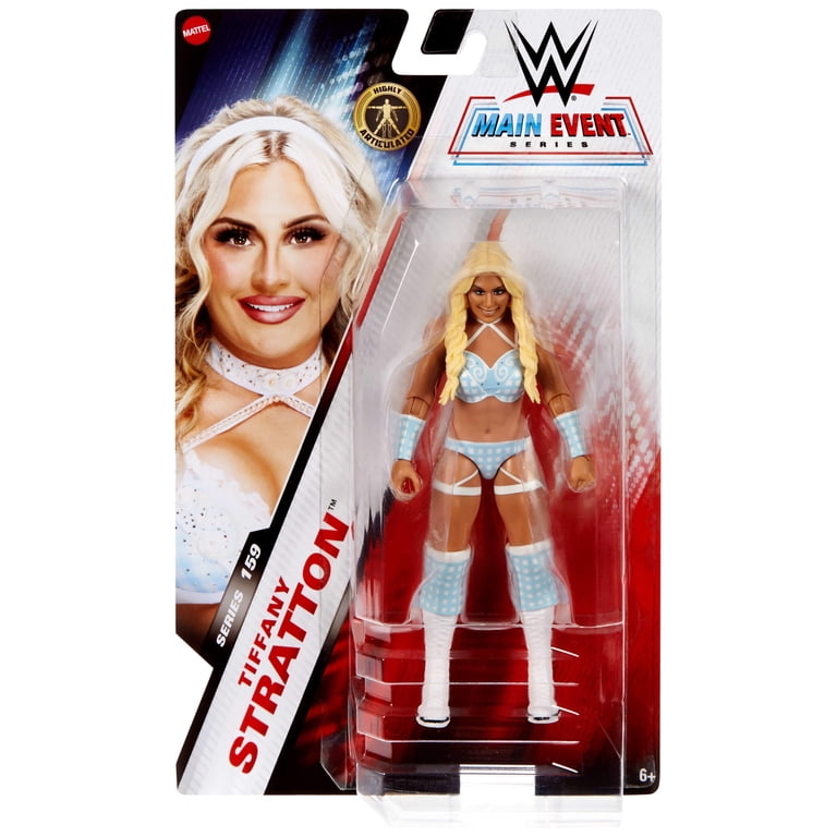 WWE Tiffany Stratton Action Figure, Main Event Series #159, 6-inch