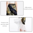 thumbnail image 2 of Crow Stunning Chiffon Beach Dress with Polyester Straps - for the Beach!, 2 of 6
