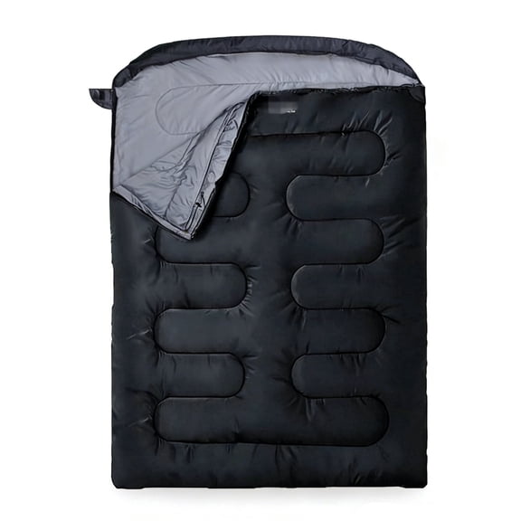 Oaskys Double Sleeping Bag for Camping – Extra Large 2 Person Sleeping Bag, Waterproof & Breathable, Ideal for Backpacking, Hiking and Outdoor Adventures