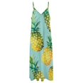 thumbnail image 4 of Lunarable Pineapple Fine Art Sleeveless Dress Summer Dress Woman 2025, 4 of 7