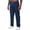 Navy/Blue, variant on Xidunhg Men's Black Sweatpants, Neon Orange Contrast Side Stripe, Quick Dry Straight Leg Gym Casual Pants with Zipper Pockets