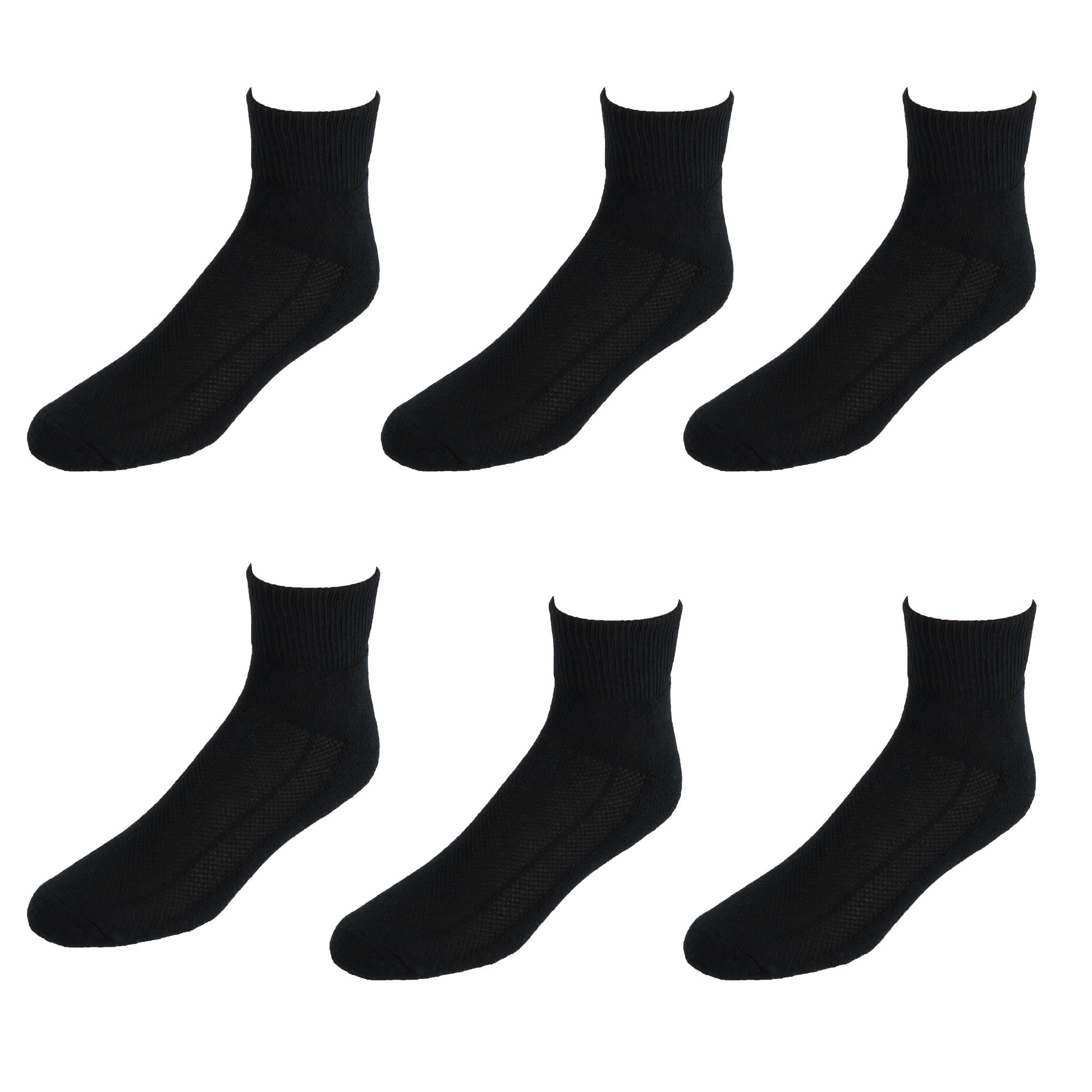 Fruit of the Loom Men's Breathable Big and Tall Ankle Socks (6 Pair ...
