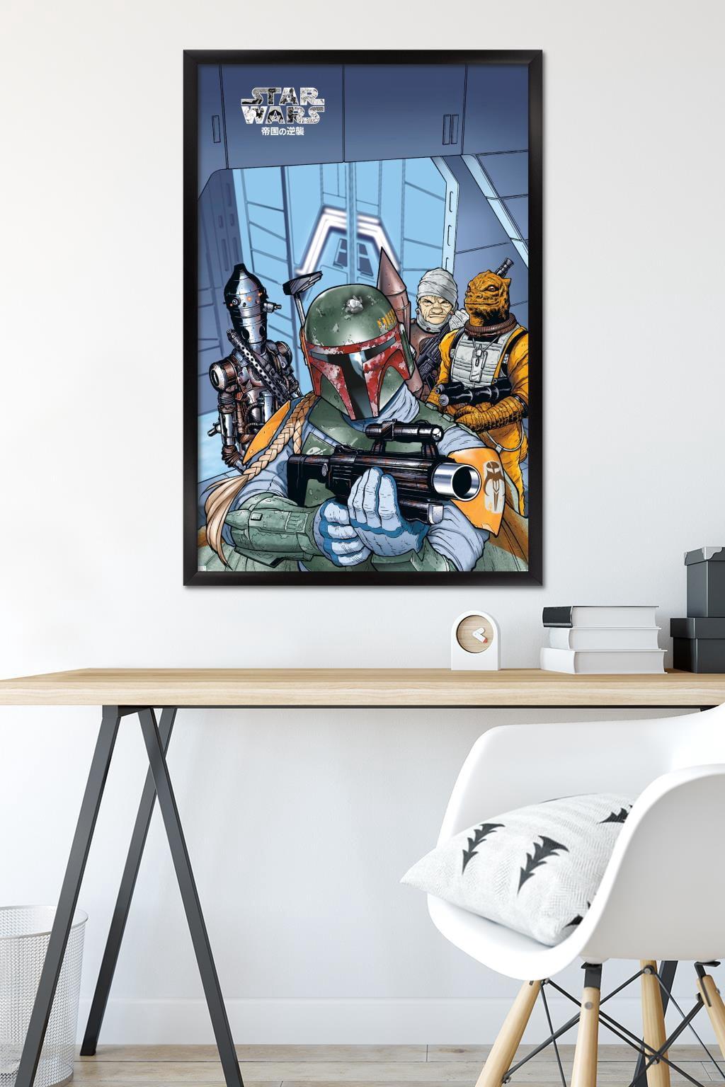 Star Wars: Manga Madness - Bounty Hunters Wall Poster, 22.375" x 34" Framed
