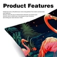 thumbnail image 2 of Flamingo Luxurious Velvet Throw Covers Pillow Inserts - Set of 2 Throw Pillows with Unique Patterns - 16x16, 18x18, 20x20 Inches for Home Decor and Gifts, 2 of 6