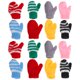 thumbnail image 1 of 8 pares de miniguantes de crochet: guantes en miniatura para casa de muñecas, mitones, manualidades, decoraciones navideñas, juegos creativos para niños., 1 of 8
