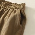 thumbnail image 5 of Boxer Shorts for Women Sleepwear Women’s Ruffle Home Shorts Elastic Waist Lace Shorts Summer Casual Home Sleepwear Loungewear Bottoms Khaki M, 5 of 9