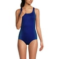thumbnail image 3 of Lands' End Women's Scoop Neck Tugless Sporty One Piece Swimsuit, 3 of 3