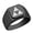 Black, variant on Zelda Triforce Stainless Steel Signet Ring