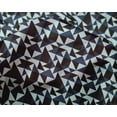 thumbnail image 4 of oneOone Silk Tabby Fabric Triangle Geometric Print Fabric By The Yard 42 Inch Wide, 4 of 4
