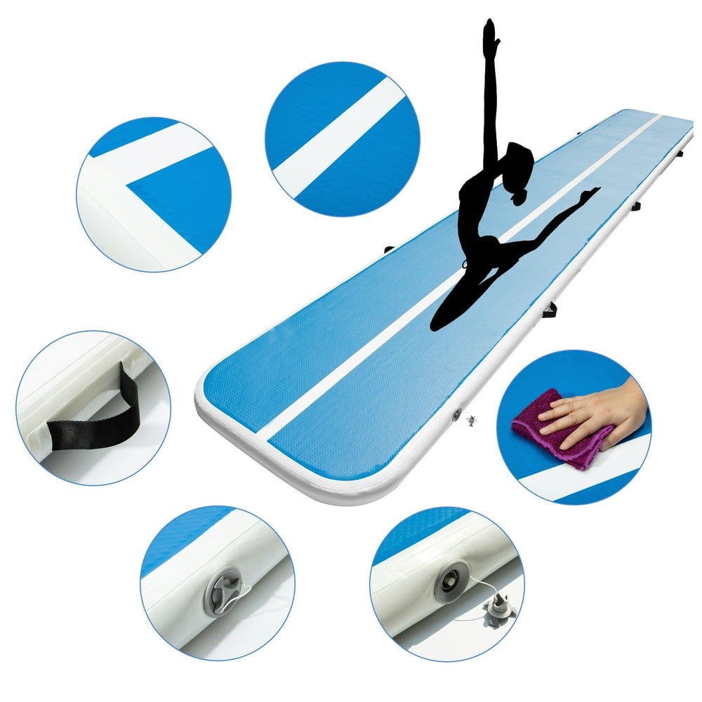 Profession Inflatable Tumbling Air Track Mat Gymnastic Air Floor Mat with Electric Air Pump