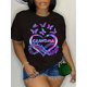 thumbnail image 1 of Women's T-shirt, Crew Neck Short Top, Siutable for Sport Activity, Perfect Gift, 1 of 8