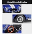 thumbnail image 3 of Model Car 1:24 Scale Shelby Cobra 427 S/C Die-Cast Alloy Toy Car For Boys And Teens Red, 3 of 5