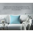 thumbnail image 4 of A1HC Hypoallergenic Down Alternative Decorative Throw Pillow, 20x20 in, Square, Pack of 1, Light Blue, 4 of 5