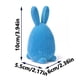 thumbnail image 2 of Decoraciones de Pascua, adornos de Pascua, regalos de Pascua, adornos de conejos de Pascua flocados, decoraciones de conejito, 2 of 2