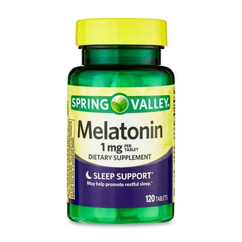 Spring Valley Melatonin s Dietary Supplement, 1 mg, 120 Count