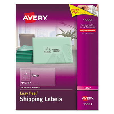 Avery 15663 Easy Peel Mailing Label