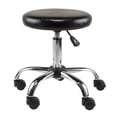 thumbnail image 1 of Winsome Clark Round Cushion Swivel Stool with Adjustable Height- 93720, 1 of 3